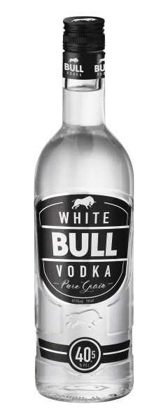 White bull Vodka 70 cl