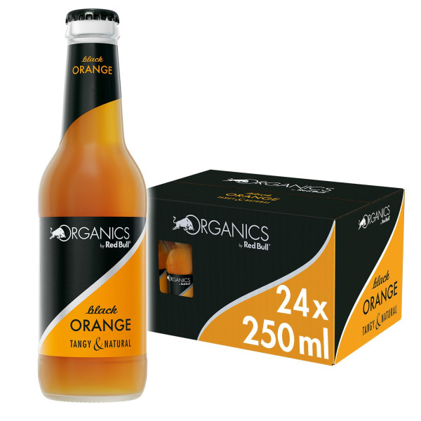 Black Orange Red Bull Organics Bio – Packung 25 cl x 24 Flaschen