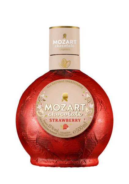 Mozart White Chocolate Cream Strawberry 50 cl