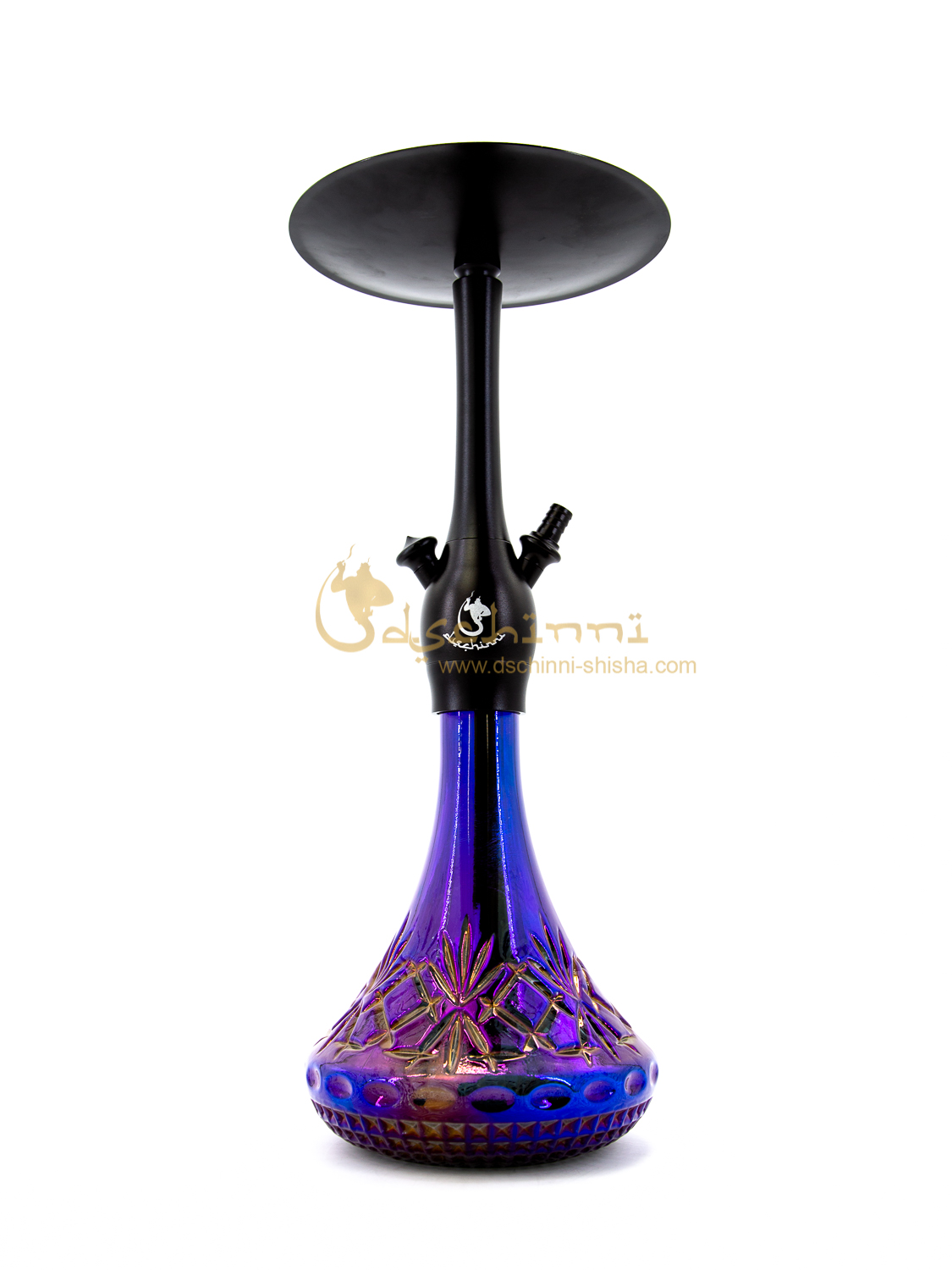 Dschinni Chucky Black Purple Rain Crystal Shisha | Good-Drinks