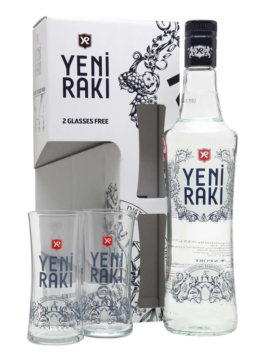 YENI RAKI 70cl mit 2 Gläser GoodDrinks Unrush your World