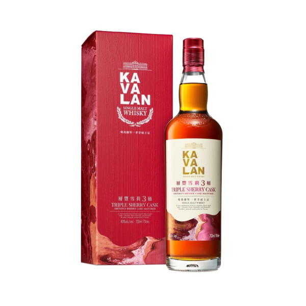 Kavalan Triple Sherry Cask Single Malt Whisky 70 Kavalan Triple Sherry Cask ist eine seltene Kombina