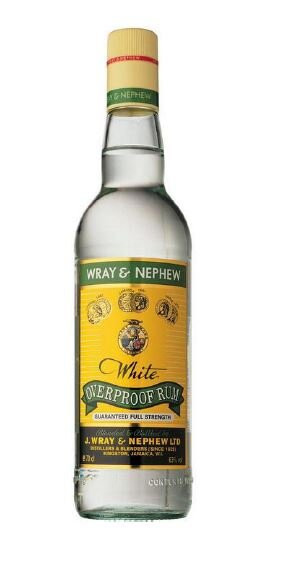 J.Wray & Nephew's Overproof White Rum 70 cl