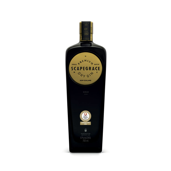 Scapegrace Gold Premium Dry Gin 70 cl