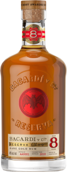 Bacardi Reserva Ocho 8 Años Rum 70 cl