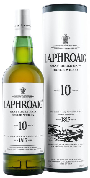 Laphroaig 10 Years Single Malt Whisky 70 cl